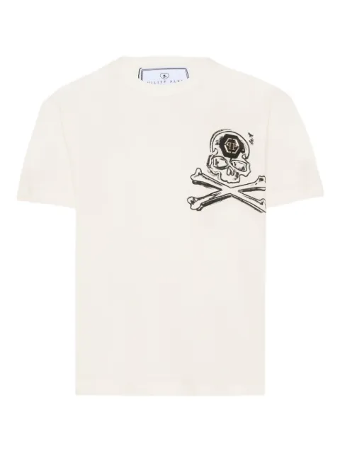 Philipp Plein Junior skull-print short-sleeves T-shirt