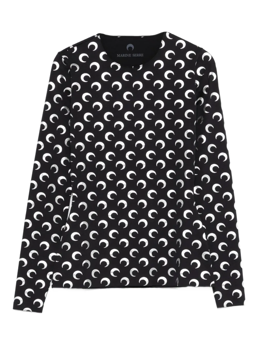 Marine Serre moon-print top - Nero