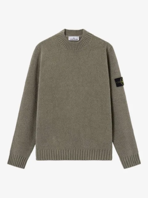 Stone Island suéter con cuello redondo
