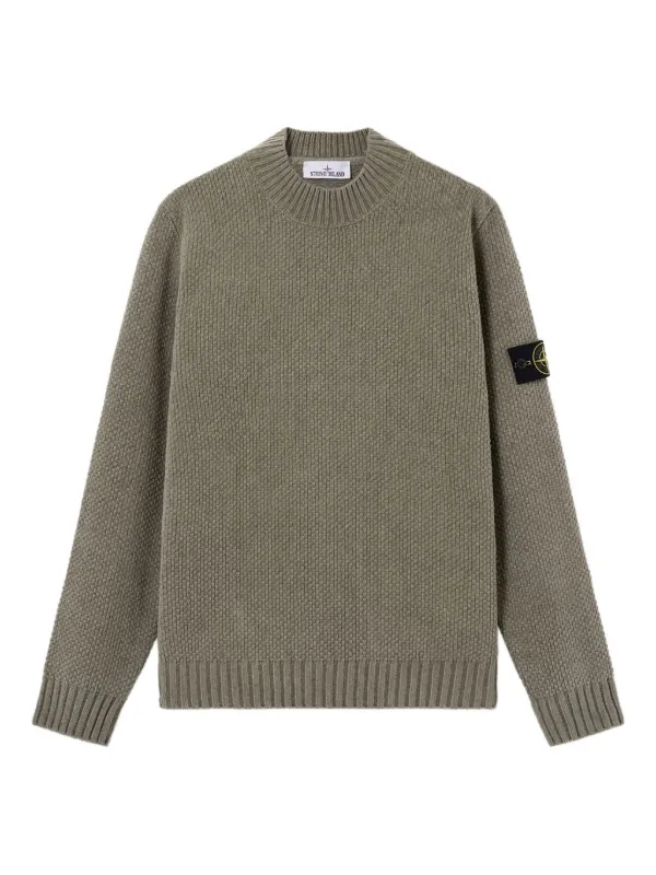 Stone Island クルーネック セーター | グリーン | FARFETCH JP