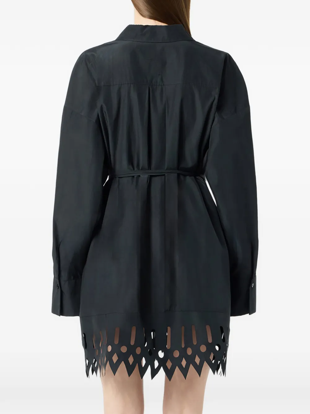 Blumarine Blousejurk met uitgesneden details Zwart