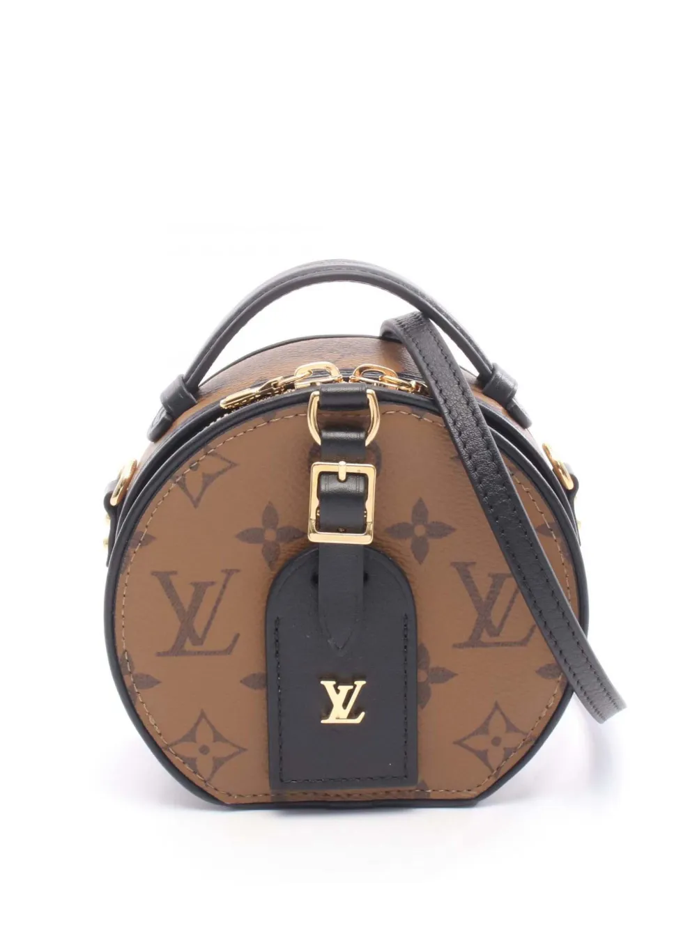 Louis Vuitton Pre-Owned 2021-2025 Monogram Reverse Mini Boite Chapeau crossbody bag - Marrone