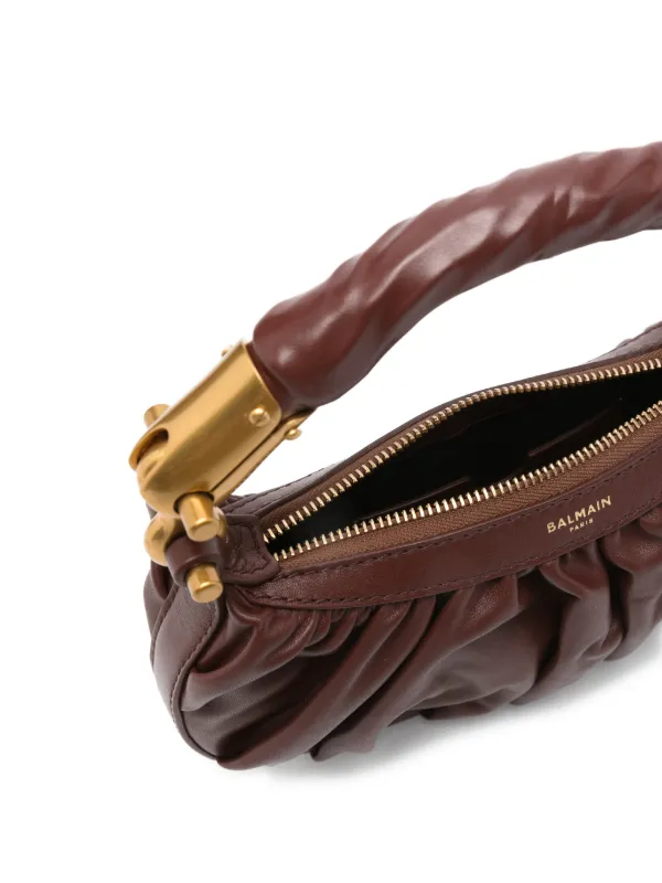 Balmain Mini Ébène Tote Bag | Brown | FARFETCH