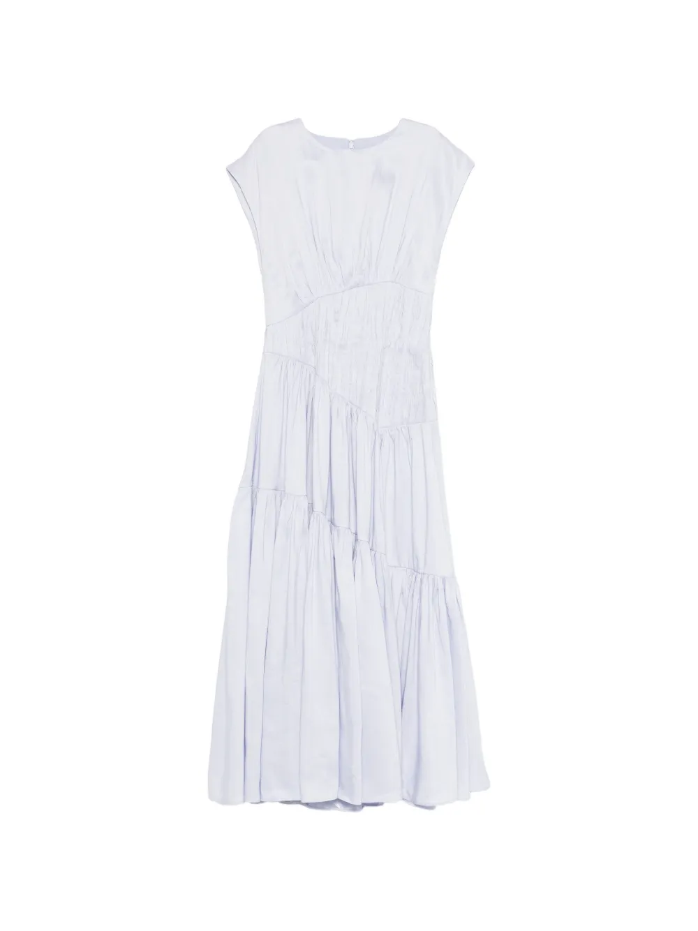 Aje Ecliptica tiered midi dress - Blu