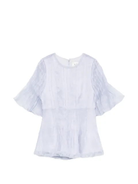 Aje Angeli flounce short-sleeve top