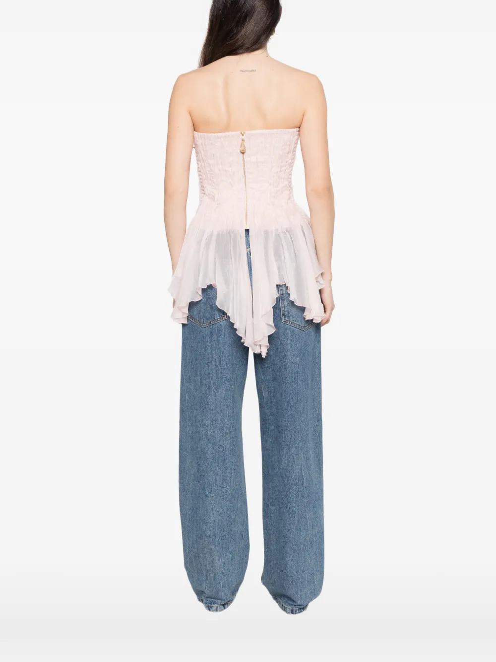 Aje Nisha bustier Roze