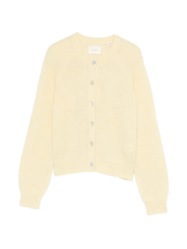 DÔEN Petra ボタン カーディガン | イエロー | FARFETCH JP