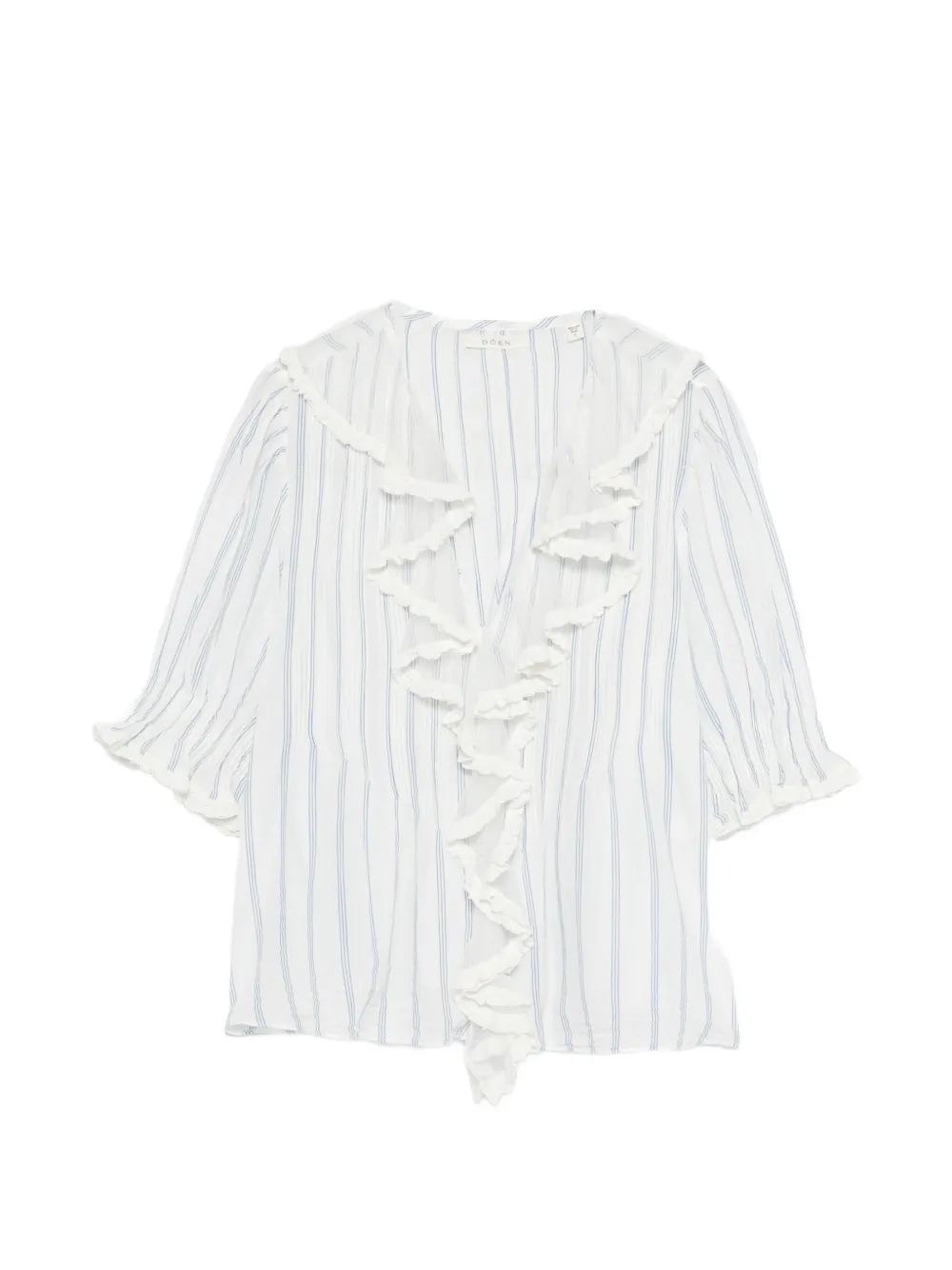 DÔEN Henri striped blouse - Toni neutri