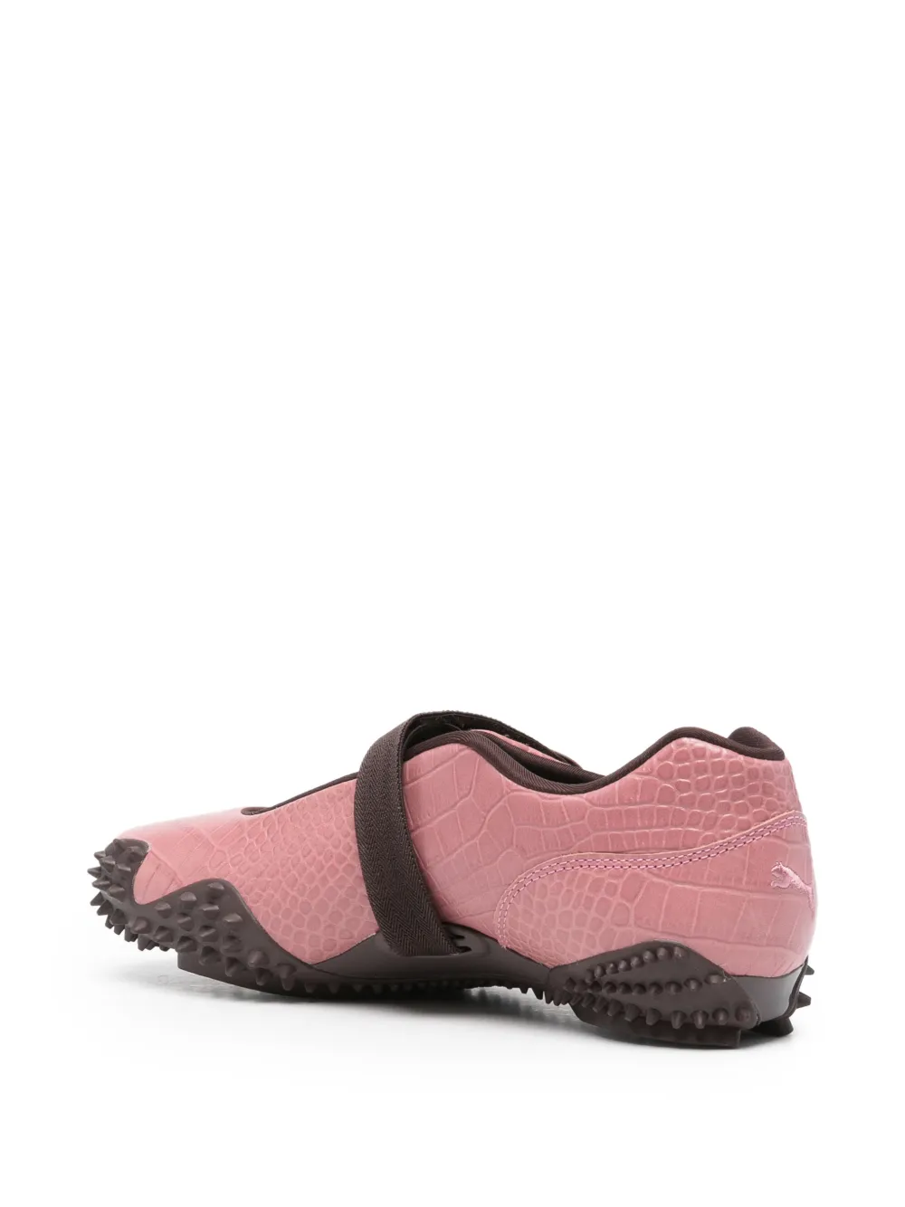 PUMA Mostro Fey croc-effect sneakerinas Roze