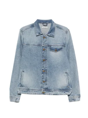 Alexander Wang プリント デニムジャケット | ブルー | FARFETCH JP