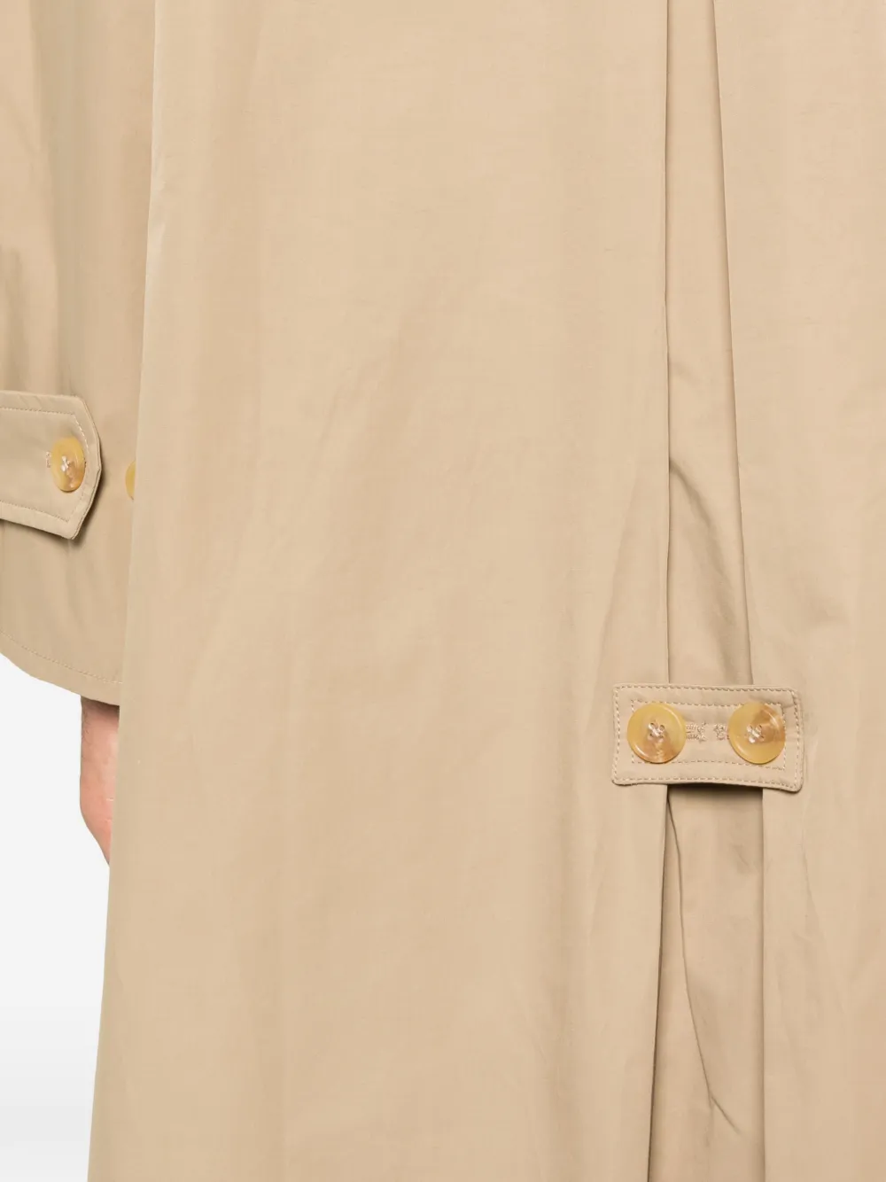 Carter Young Overjas met zak met knopen Beige