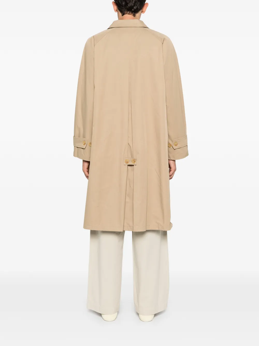 Carter Young Overjas met zak met knopen Beige