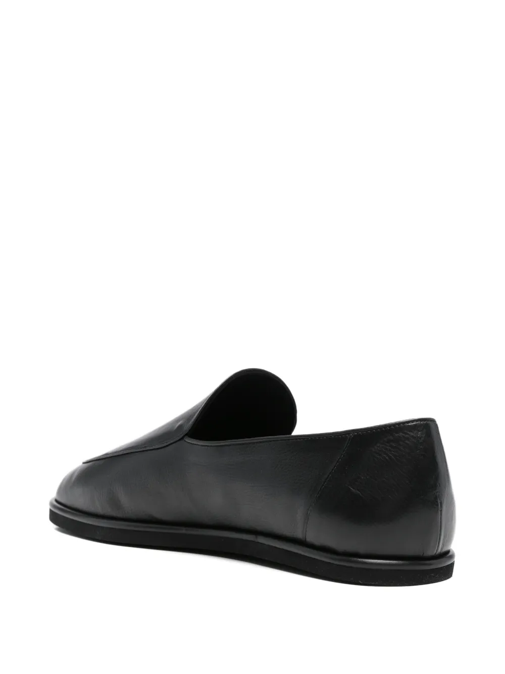  Auralee Leather Loafers - Black 