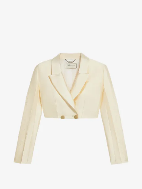 Blumarine lace crop jacket