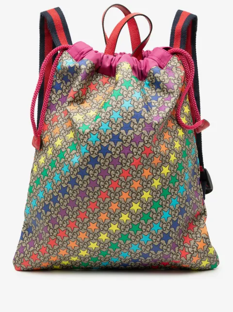 Gucci Pre-Owned 2000-2015 GG Supreme Web Star Print Childrens backpack