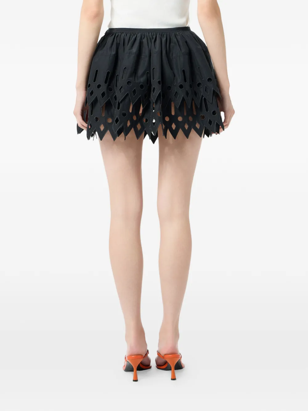 Laser-Cut Mini Skirt