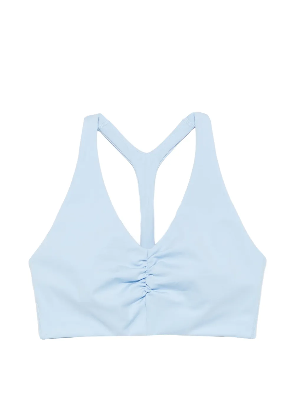 Girlfriend Collective Stevie ruched sports bra - Blau