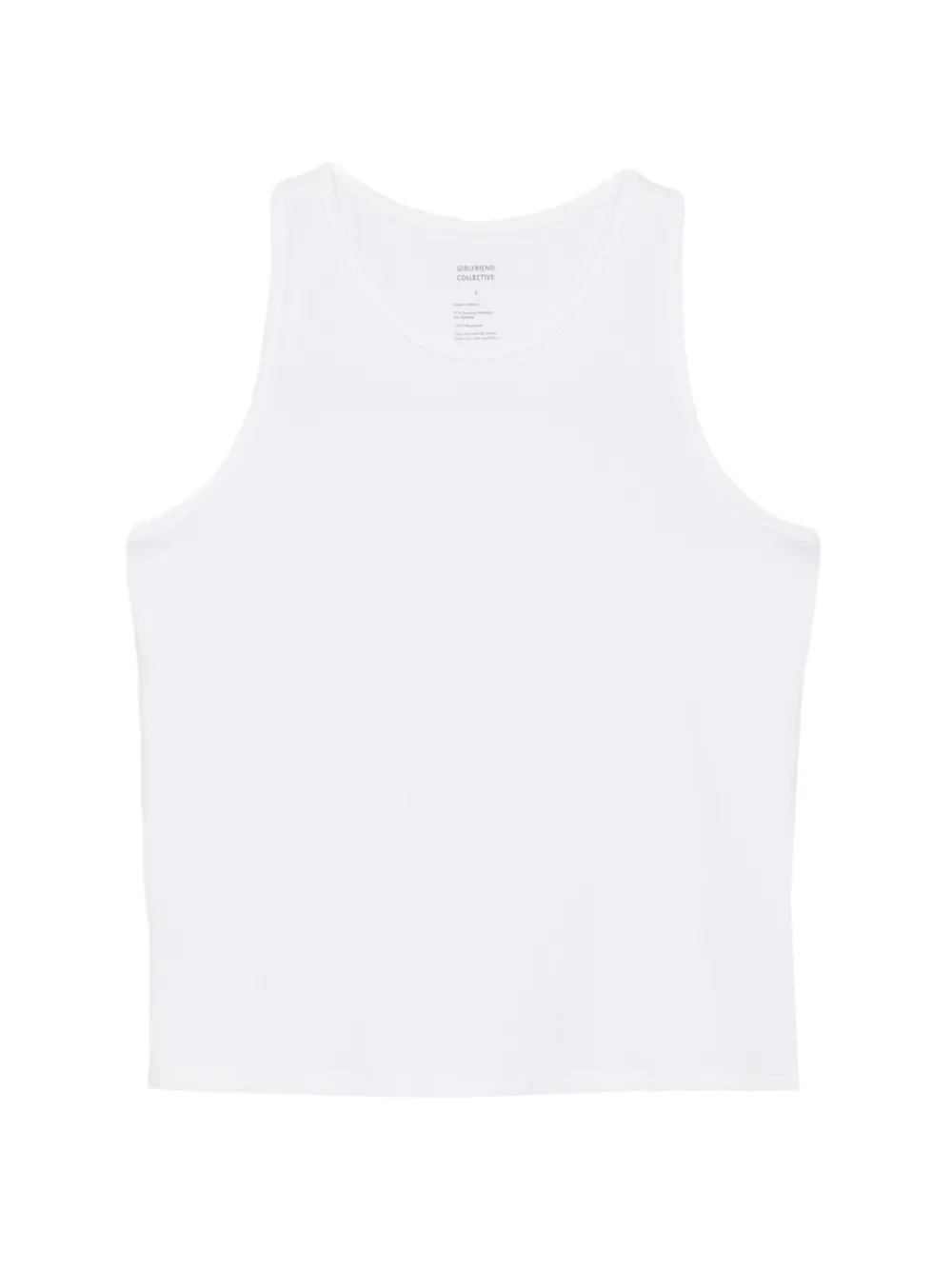 Girlfriend Collective Reset racerback tank top - Weiß