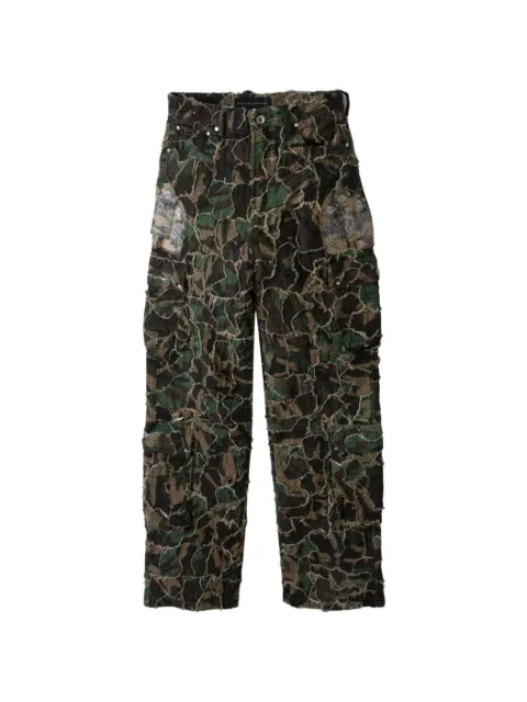 Who Decides War camouflage-print cargo pants