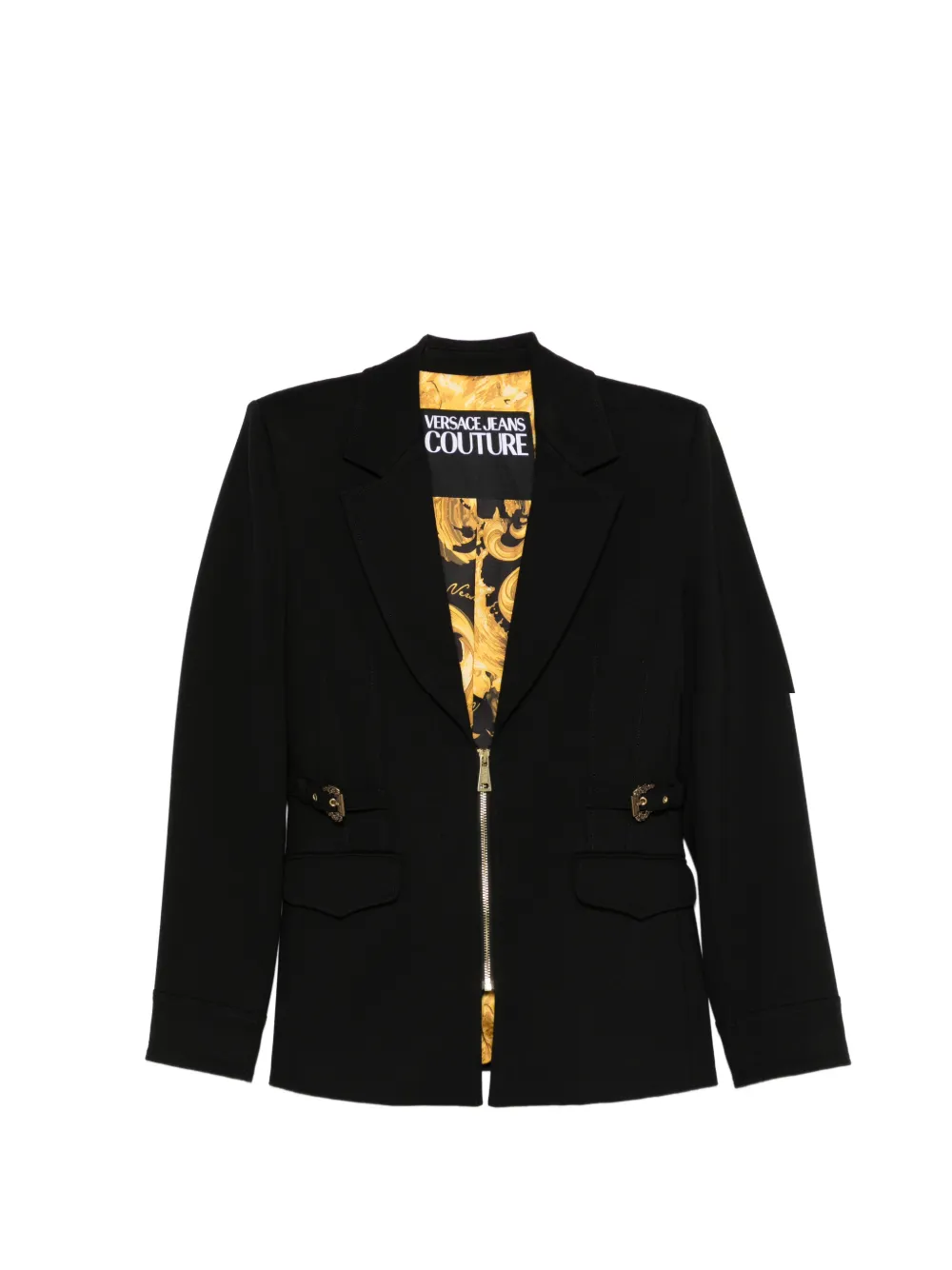 Versace Jeans Couture zip blazer - Nero