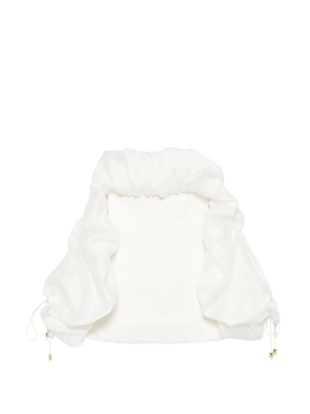 Aje Maxima puffed sleeve mini dress - Bianco