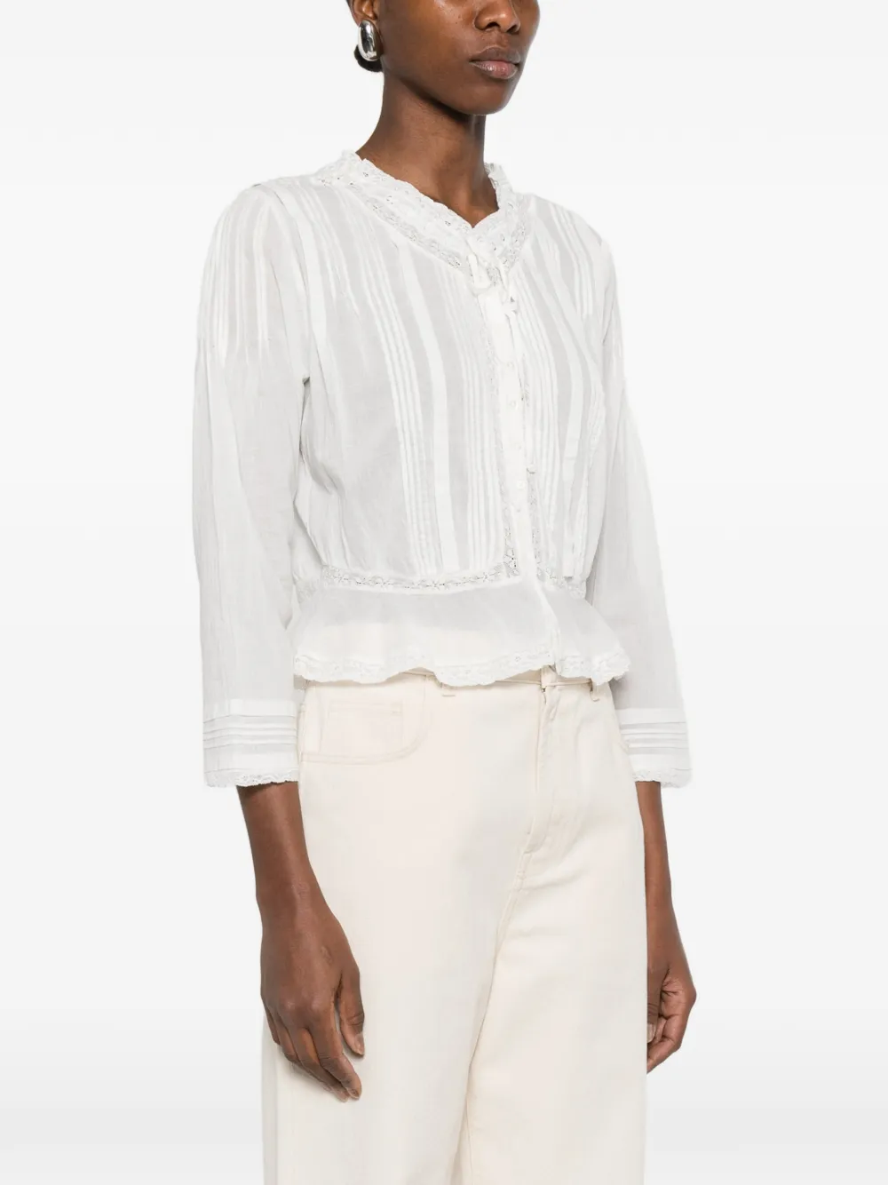 Hillock Lace-Detail Blouse