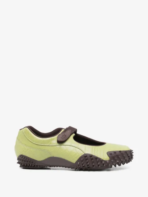 PUMA baskets-ballerines Mostro Fey à effet peau de crocodile
