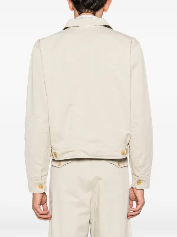 Carter Young Pocket Zip Jacket | Neutrals | FARFETCH