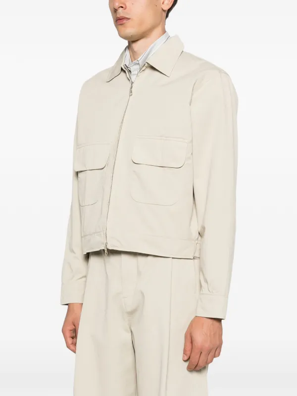 Carter Young Pocket Zip Jacket | Neutrals | FARFETCH
