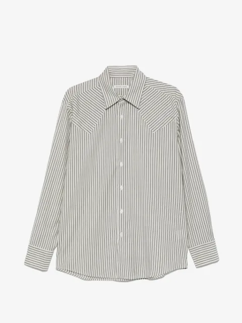 Carter Young ストライプ ウエスタンシャツ