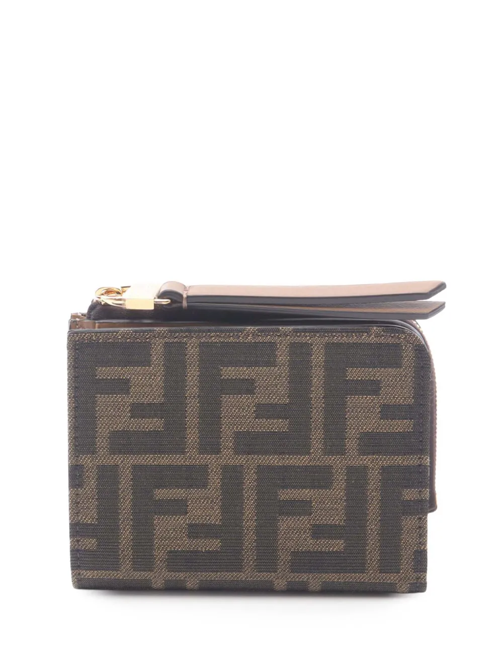 Fendi Pre-Owned 2000-2010 Zucca Bi-fold Wallet small wallets - Marrone