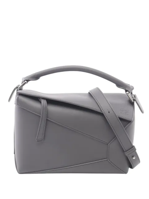 Loewe Pre-Owned bolsa satchel Puzzle pequeña de piel de becerro 2010-2025