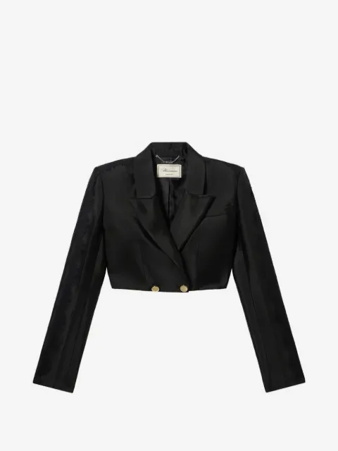 Blumarine diagonal lace jacket