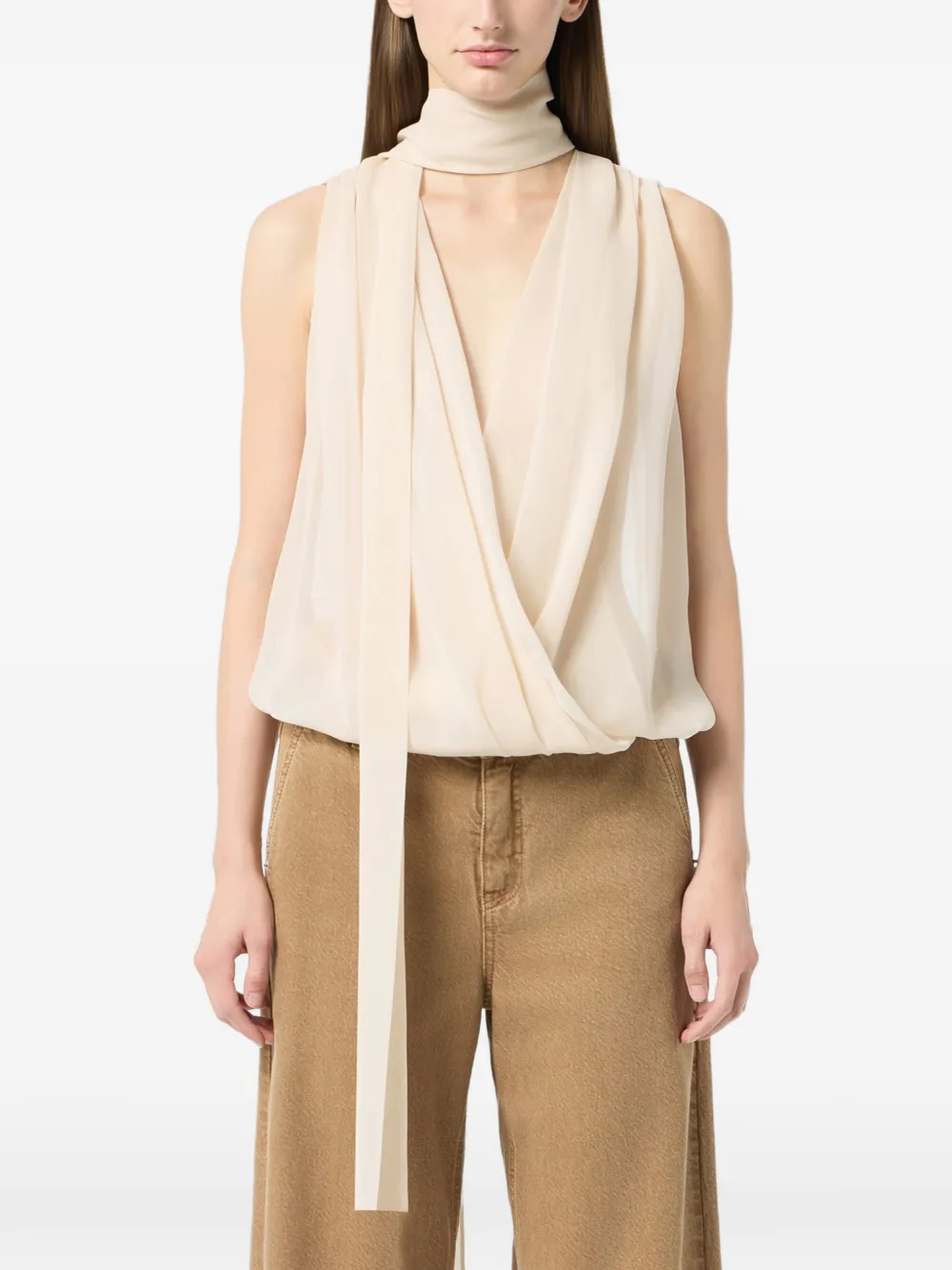Fusciacca Draped Top