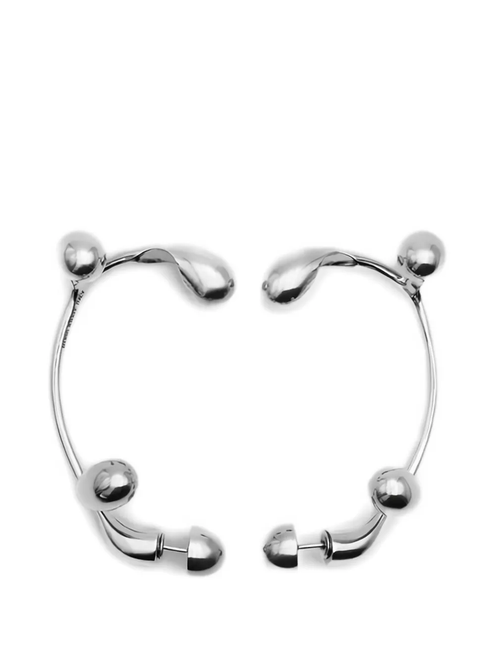 Hugo Kreit Orecchini Serti - Argento