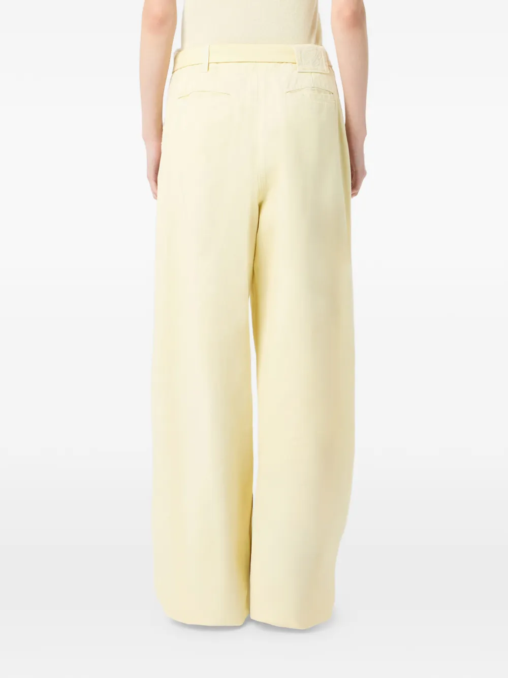 Belted Canvas Trousers