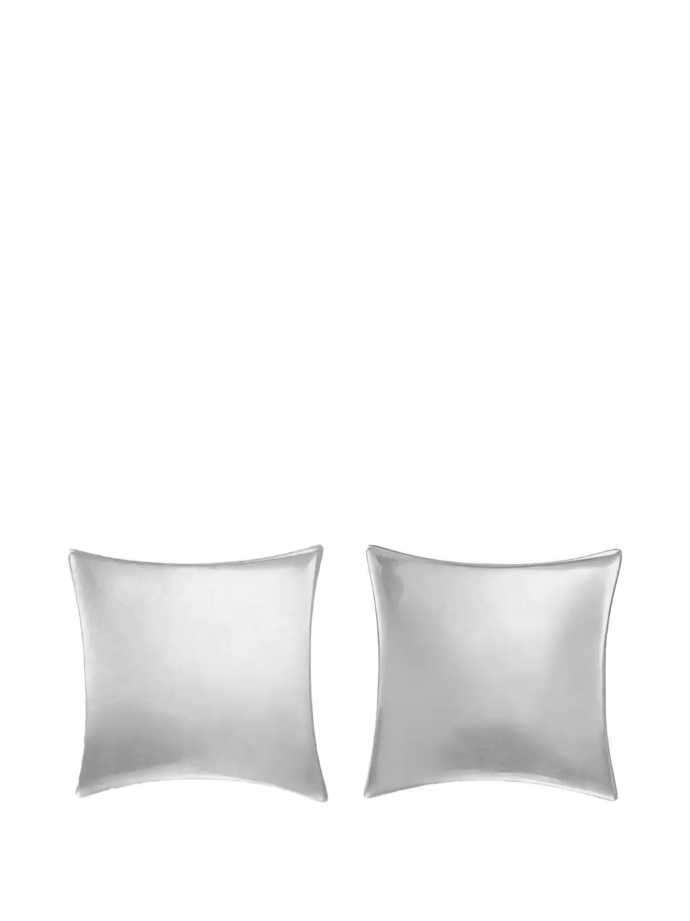 Hugo Kreit square-shape stud earrings - Argento