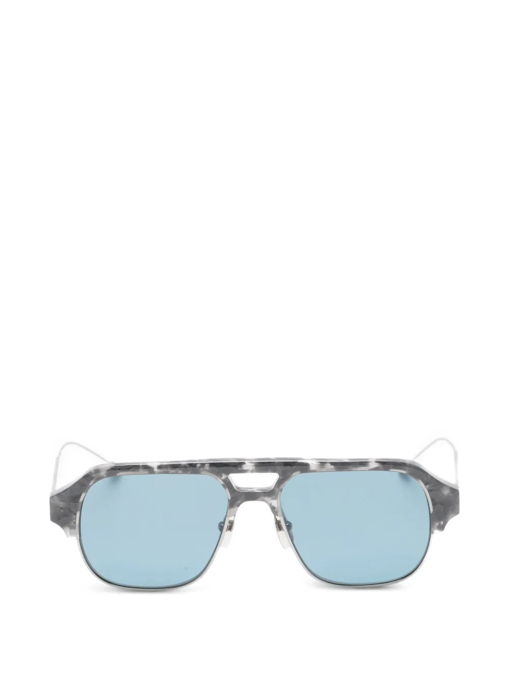 Thom Browne Eyewear browline sunglasses - Grigio