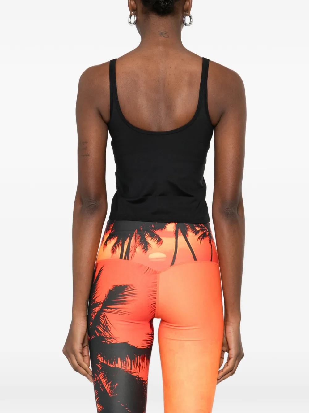 Girlfriend Collective Gemma performance tanktop Zwart