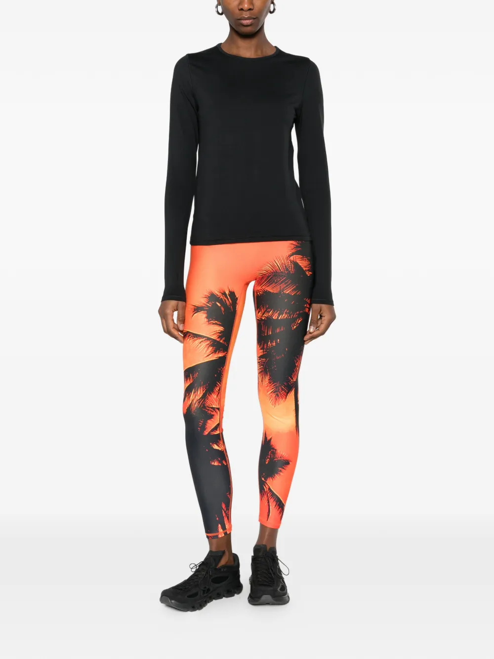 Girlfriend Collective Reset Long-sleeve Fitted Performance T-shirt - Black 