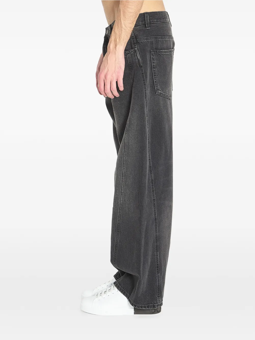 Dolce & Gabbana Jeans met logoplakkaat Grijs