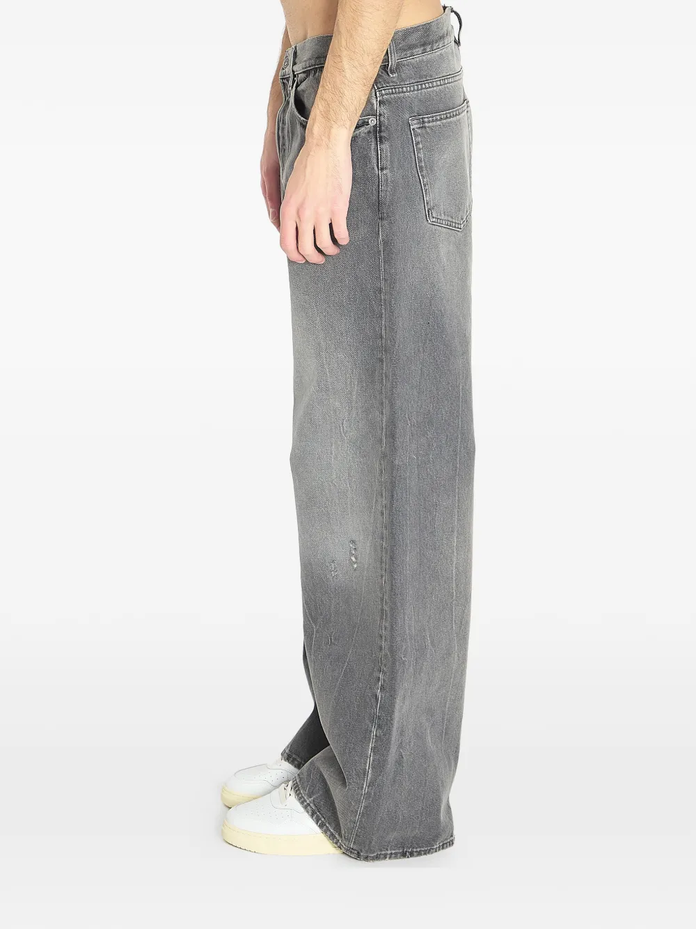  Golden Goose Vaqueros Con Botones - Gris 