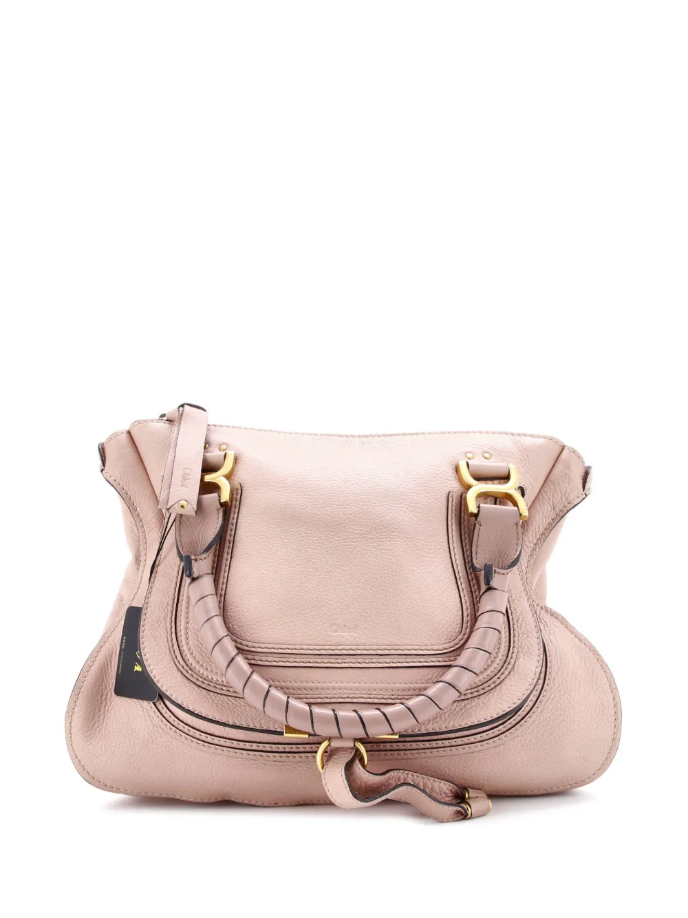 Chloé Pre-Owned Marcie Leather Medium shoulder bag - Rosa