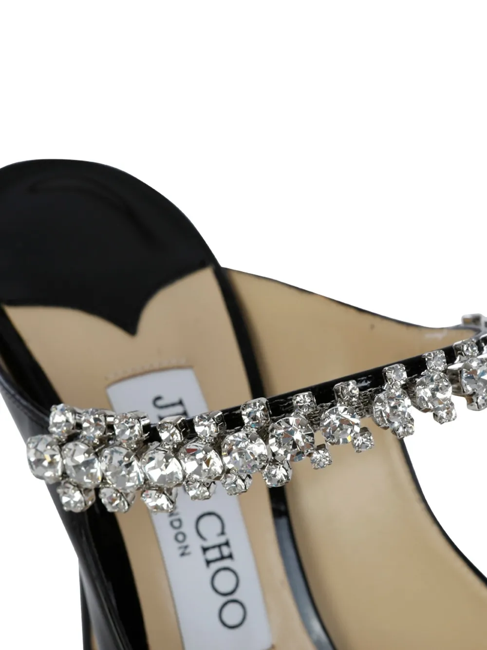 Jimmy Choo Bing crystal-embellishment mules Zwart
