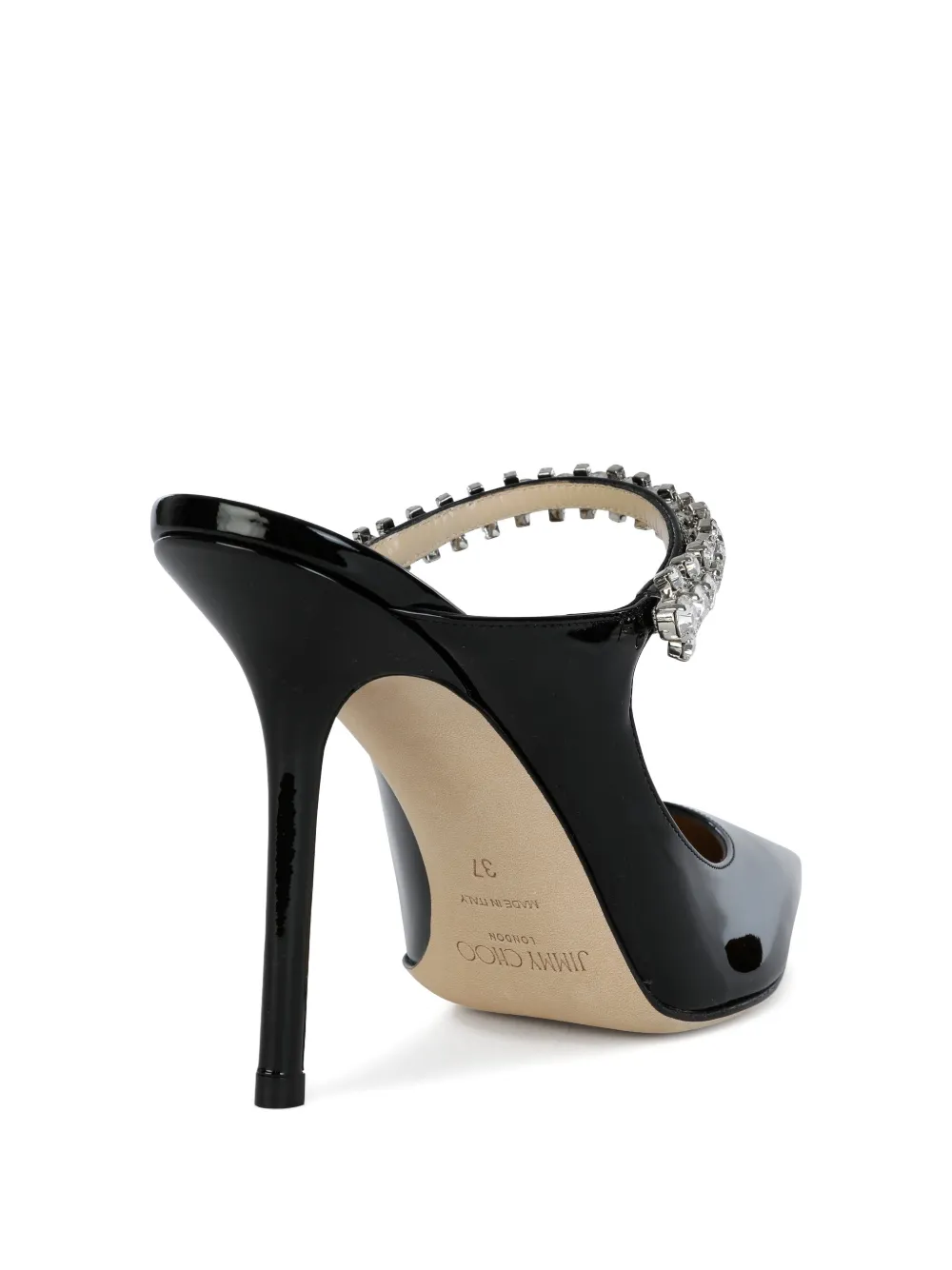 Jimmy Choo Bing crystal-embellishment mules Zwart