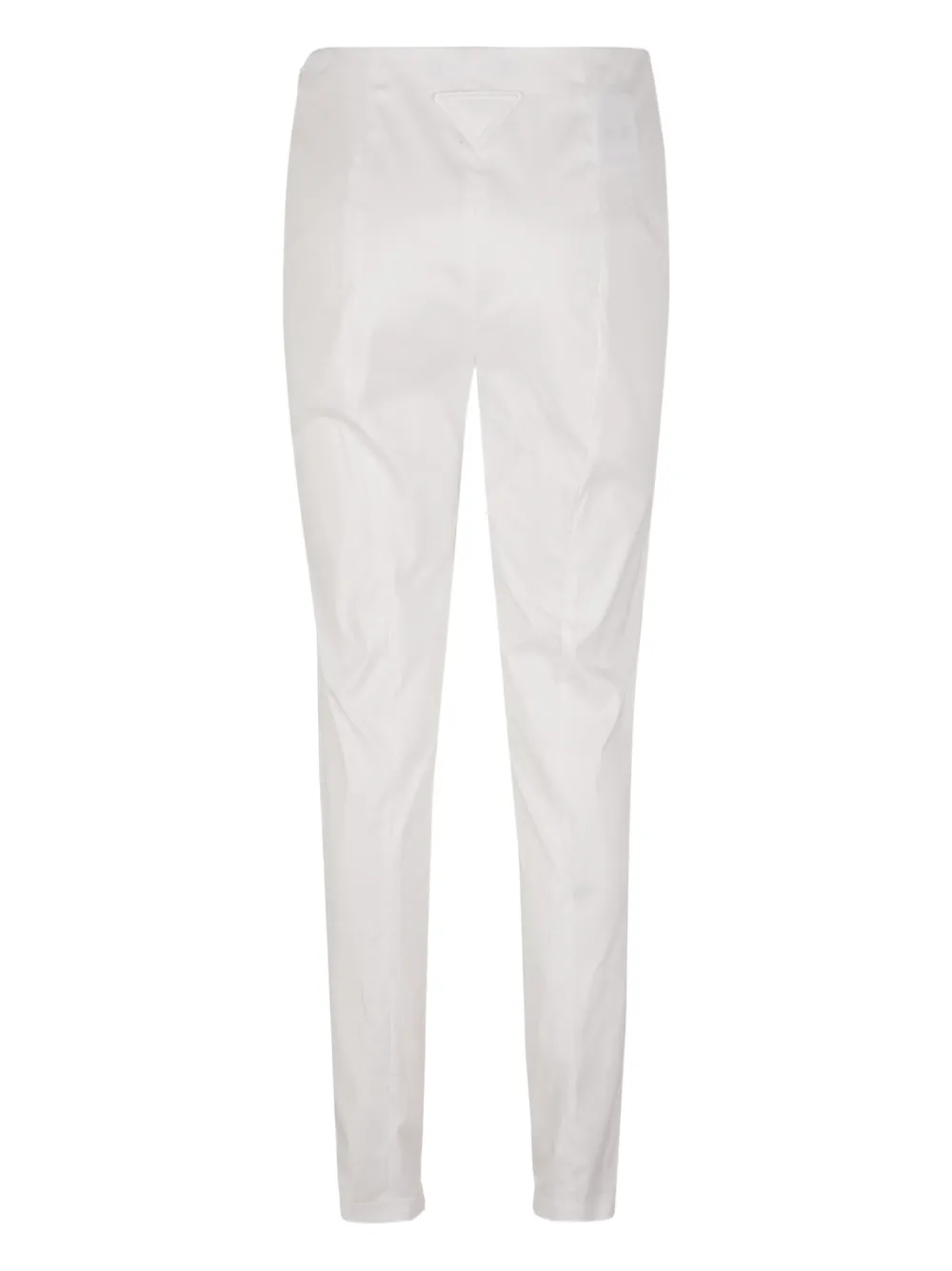 Prada high-waisted tapered trousers - Wit