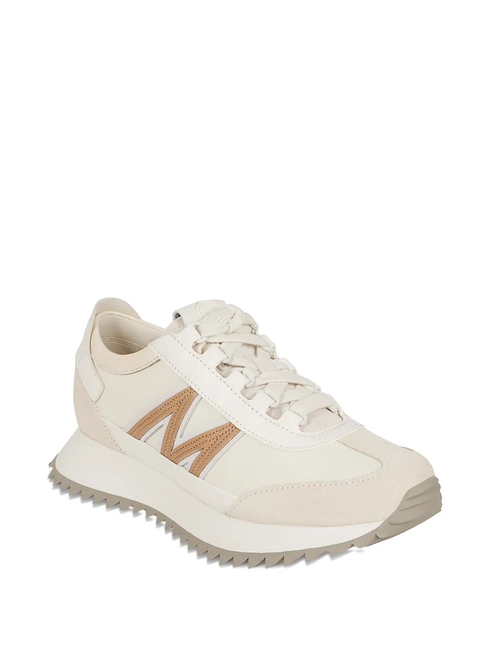 Moncler Pacey2 embossed-logo low-top sneakers - Beige