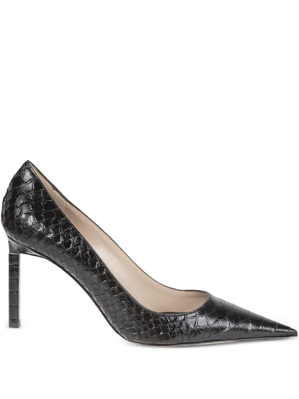 Tom Ford Heeled Pointed Pumps in Black