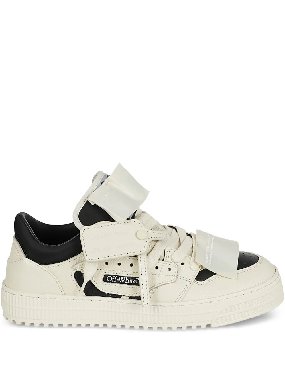Off-White black panelled sneakers - Neutrals