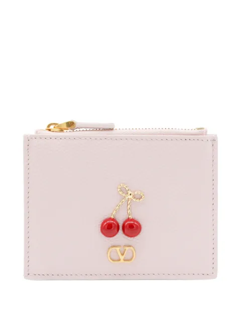 Valentino Garavani cartera con aplique de cereza
